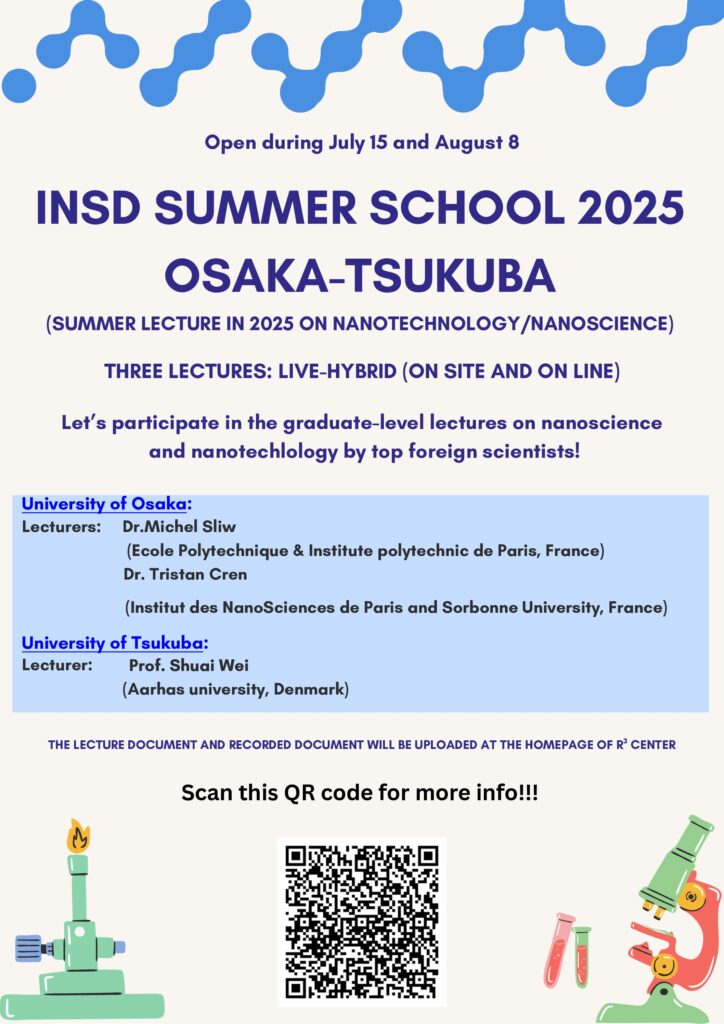 INSD Summer School 2025, Osaka-Tsukuba